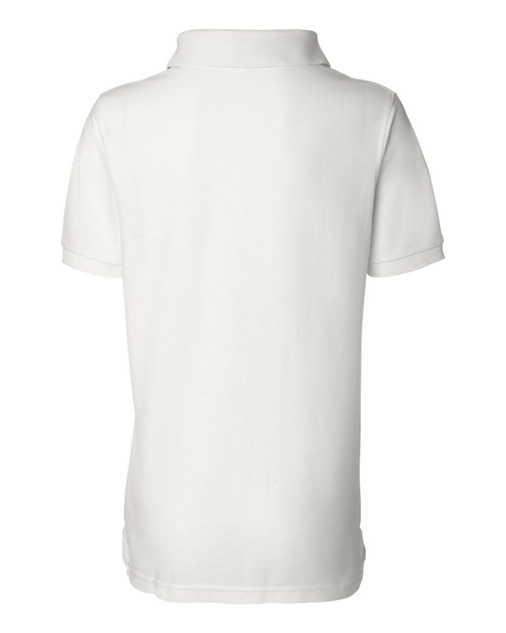 5500 FeatherLite Womens Silky Smooth Piqué Sport Shirt - Back Image