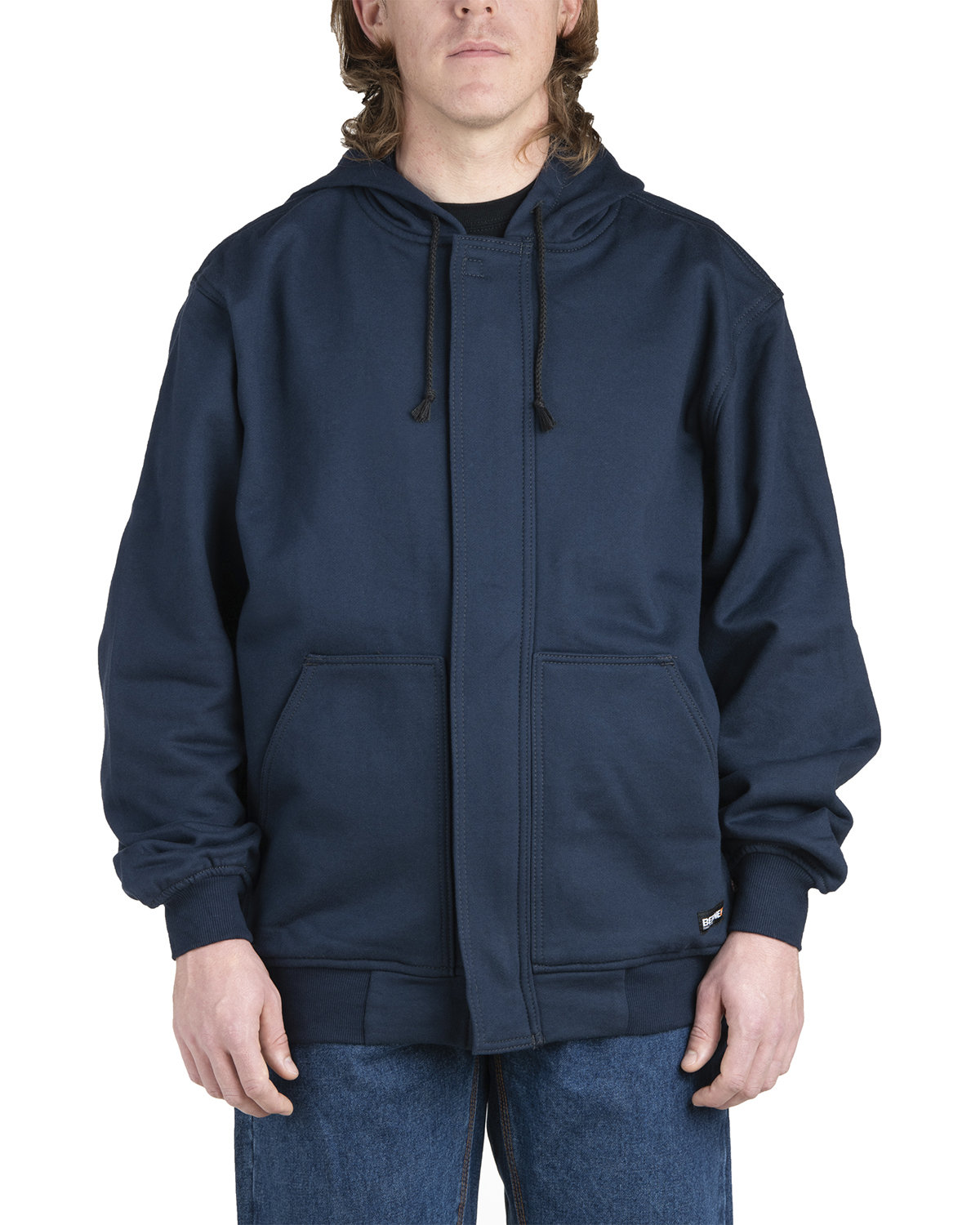FRSZ19T Berne Mens Tall Flame-Resistant Hooded Sweatshirt