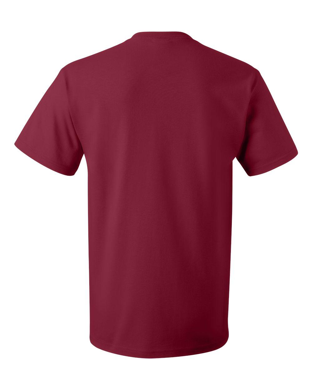 3930R Fruit of the Loom HD Cotton Short Sleeve T-Shirt - Back Image