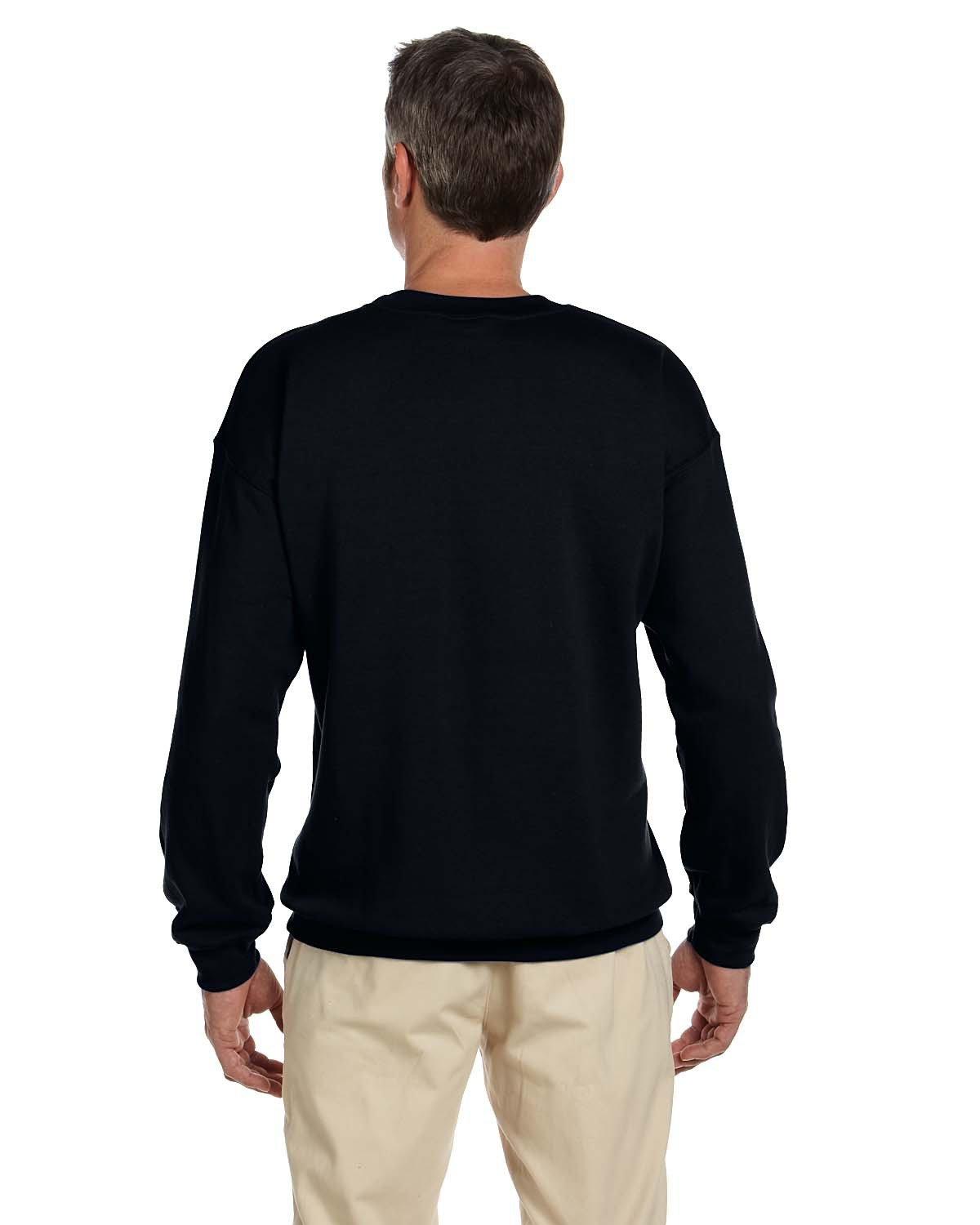 G180 Gildan Adult Heavy Blend 50/50 Fleece Crew - Back Image