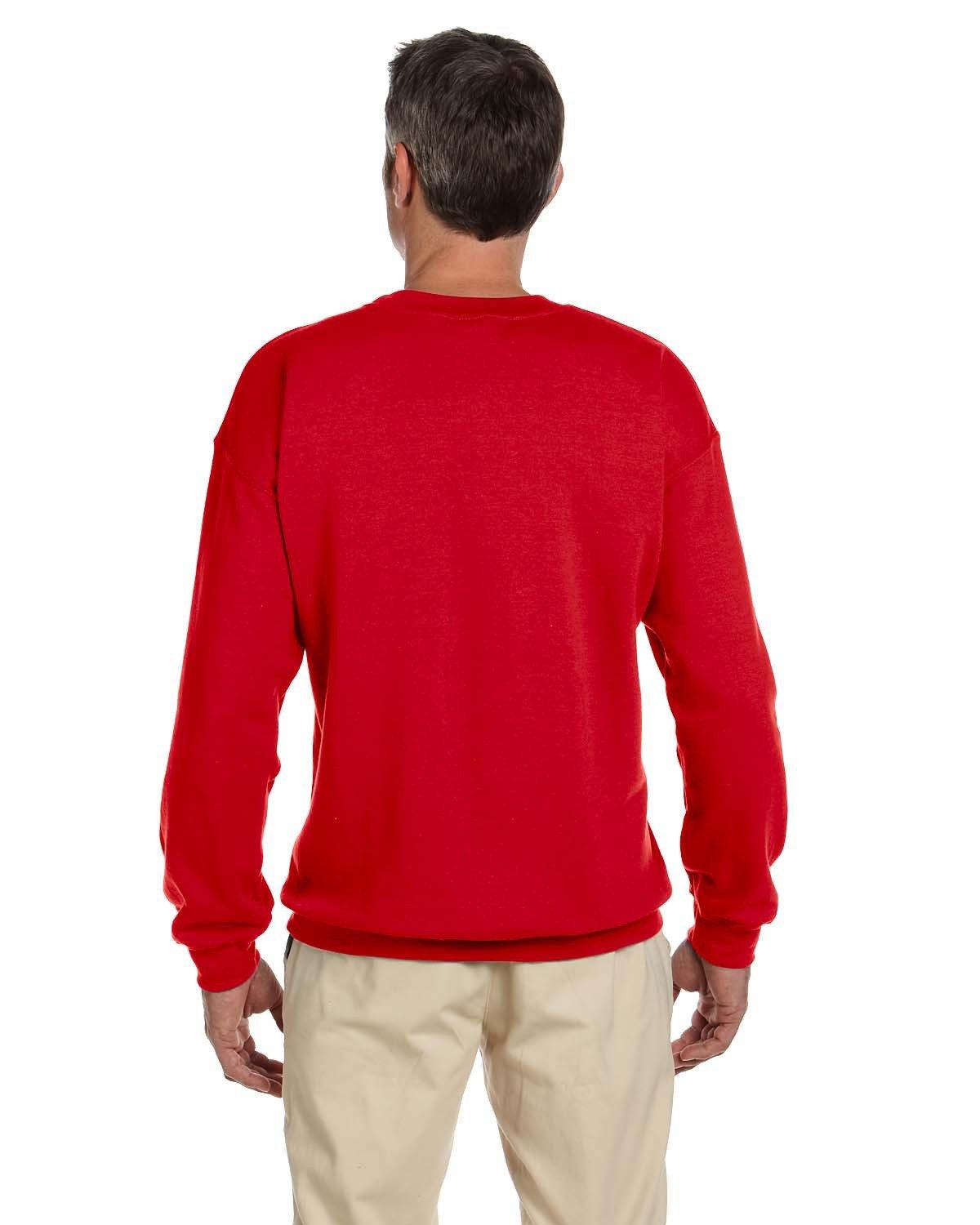 G180 Gildan Adult Heavy Blend 50/50 Fleece Crew - Back Image