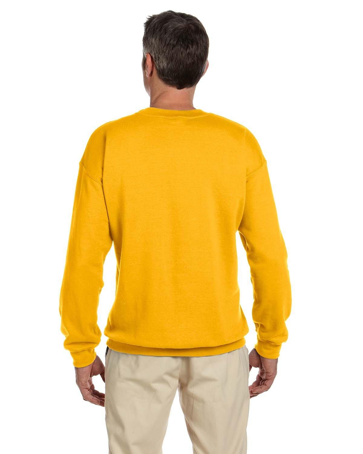 G180 Gildan Adult Heavy Blend 50/50 Fleece Crew - Back Image