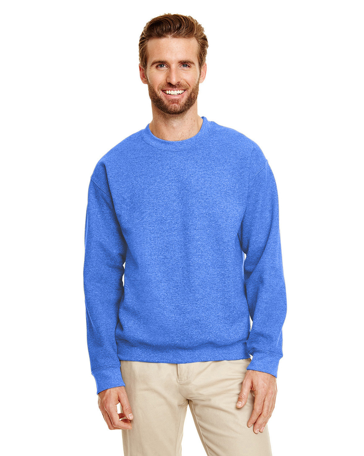 G180 Gildan Adult Heavy Blend 50/50 Fleece Crew Zoom Image
