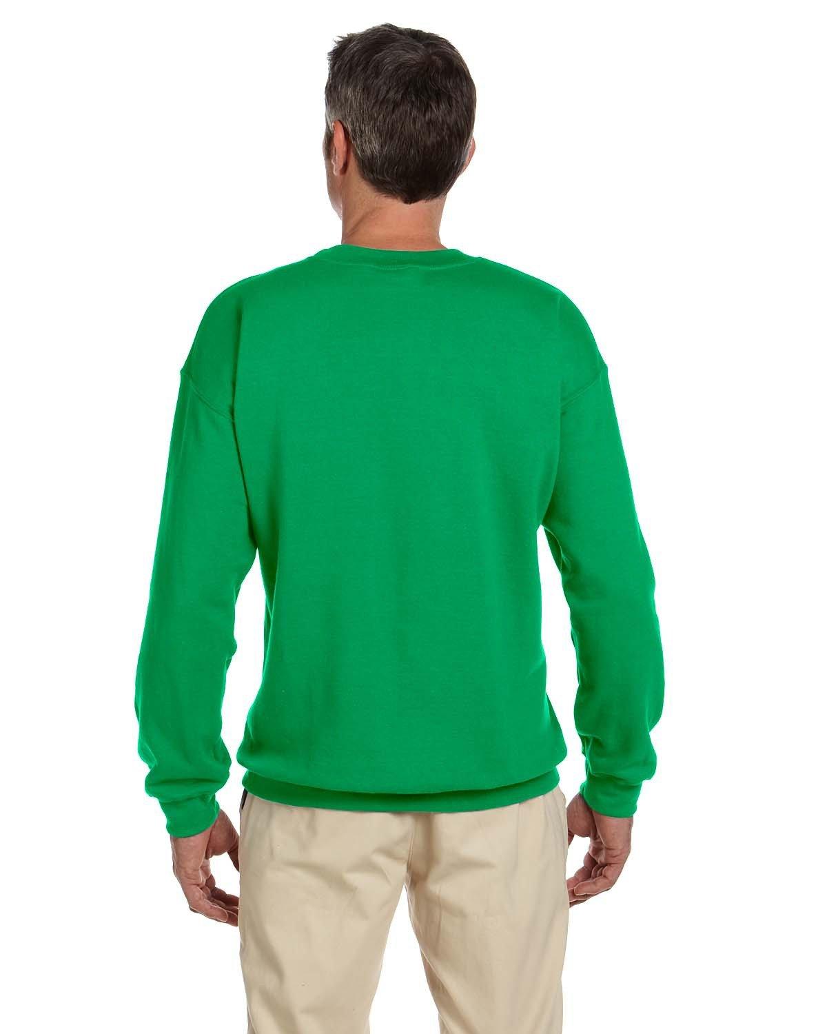 G180 Gildan Adult Heavy Blend 50/50 Fleece Crew - Back Image