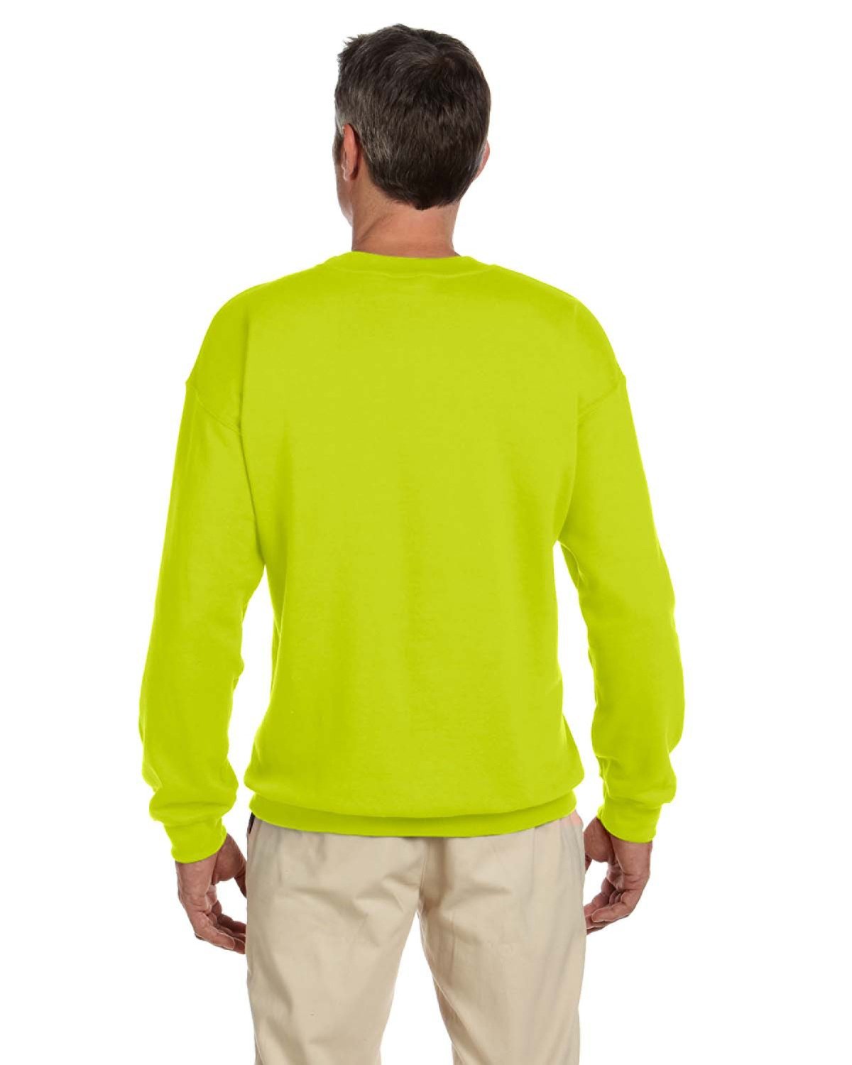 G180 Gildan Adult Heavy Blend 50/50 Fleece Crew - Back Image