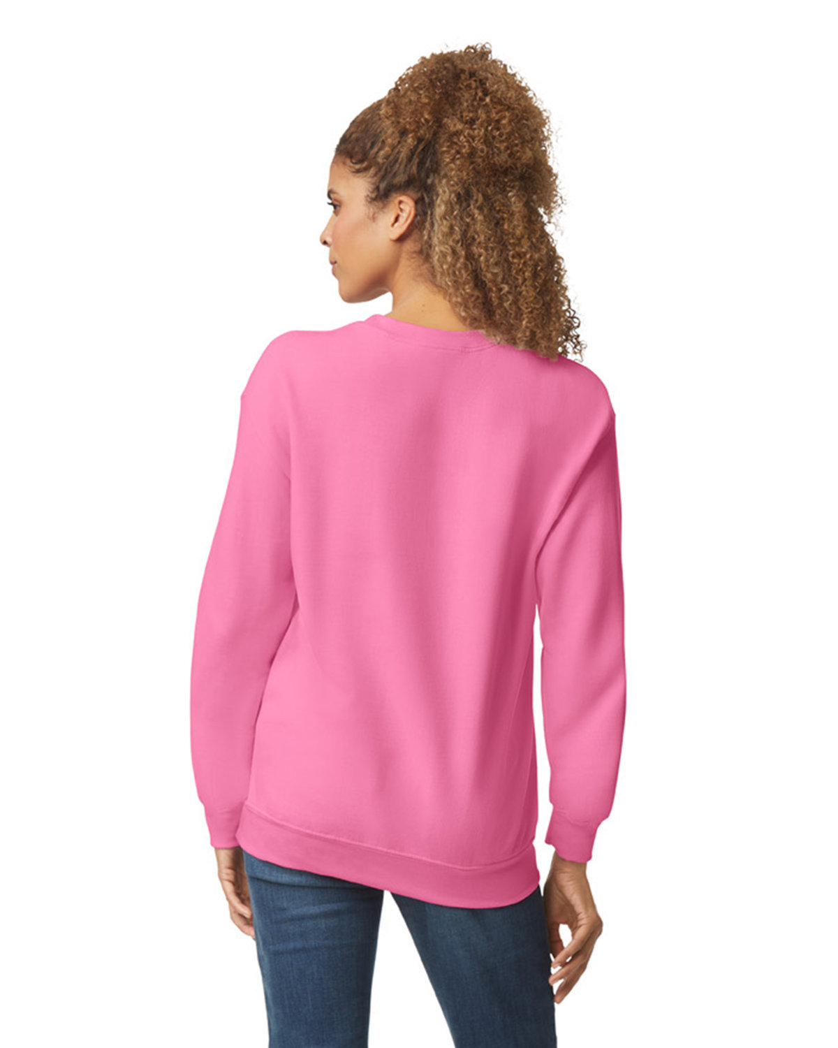 G180 Gildan Adult Heavy Blend 50/50 Fleece Crew - Back Image