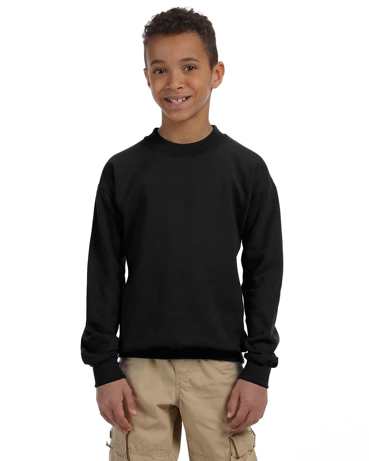 G180B Gildan Youth Heavy Blend 50/50 Fleece Crew