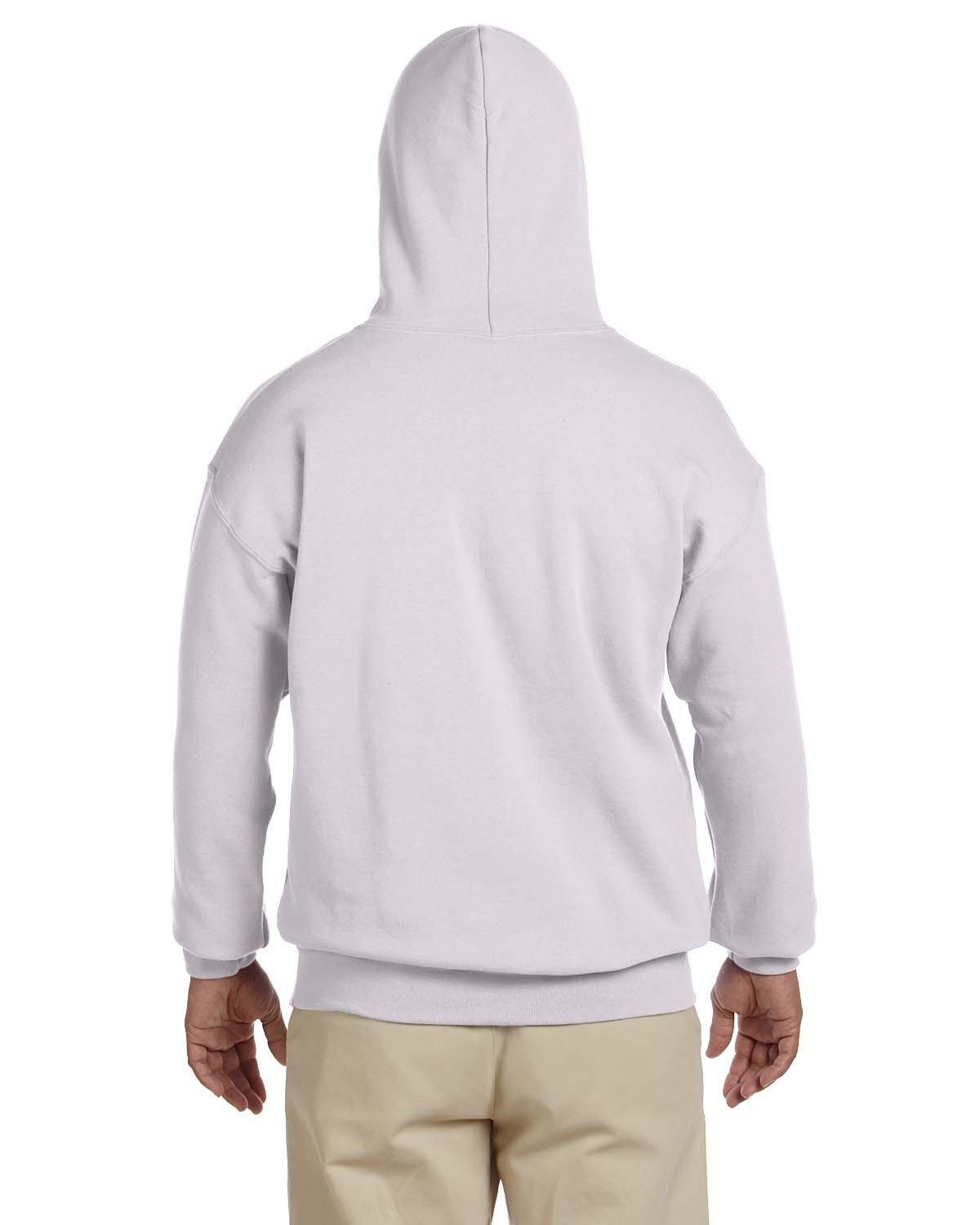 G185 Gildan Adult Heavy Blend 50/50 Hooded Sweatshirt - Back Image