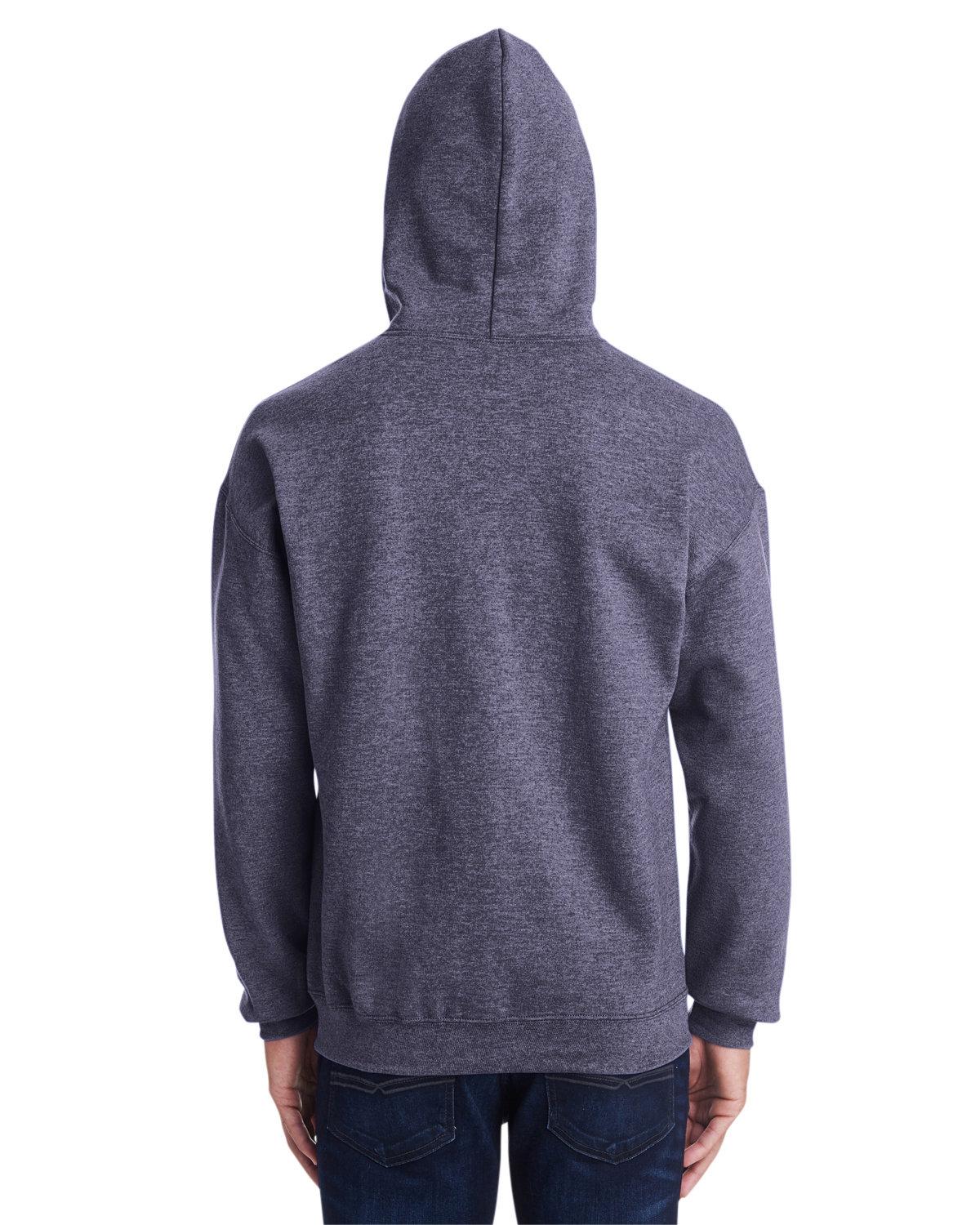 G185 Gildan Adult Heavy Blend 50/50 Hooded Sweatshirt - Back Image