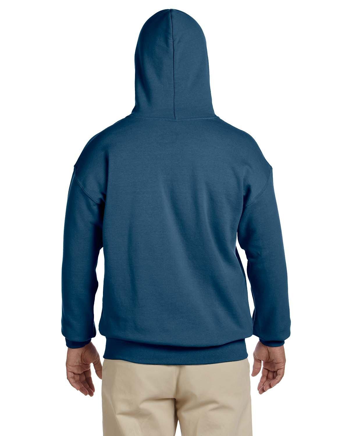 Gildan Direct to Film (DTF) G185 Adult Heavy Blend 50/50 Hooded Sweatshirt - Back Image