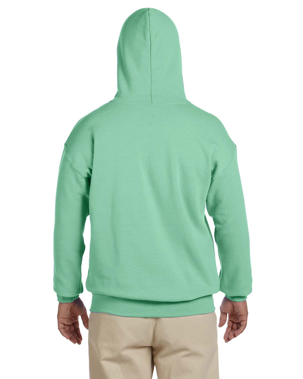 G185 Gildan Adult Heavy Blend 50/50 Hooded Sweatshirt - Back Image