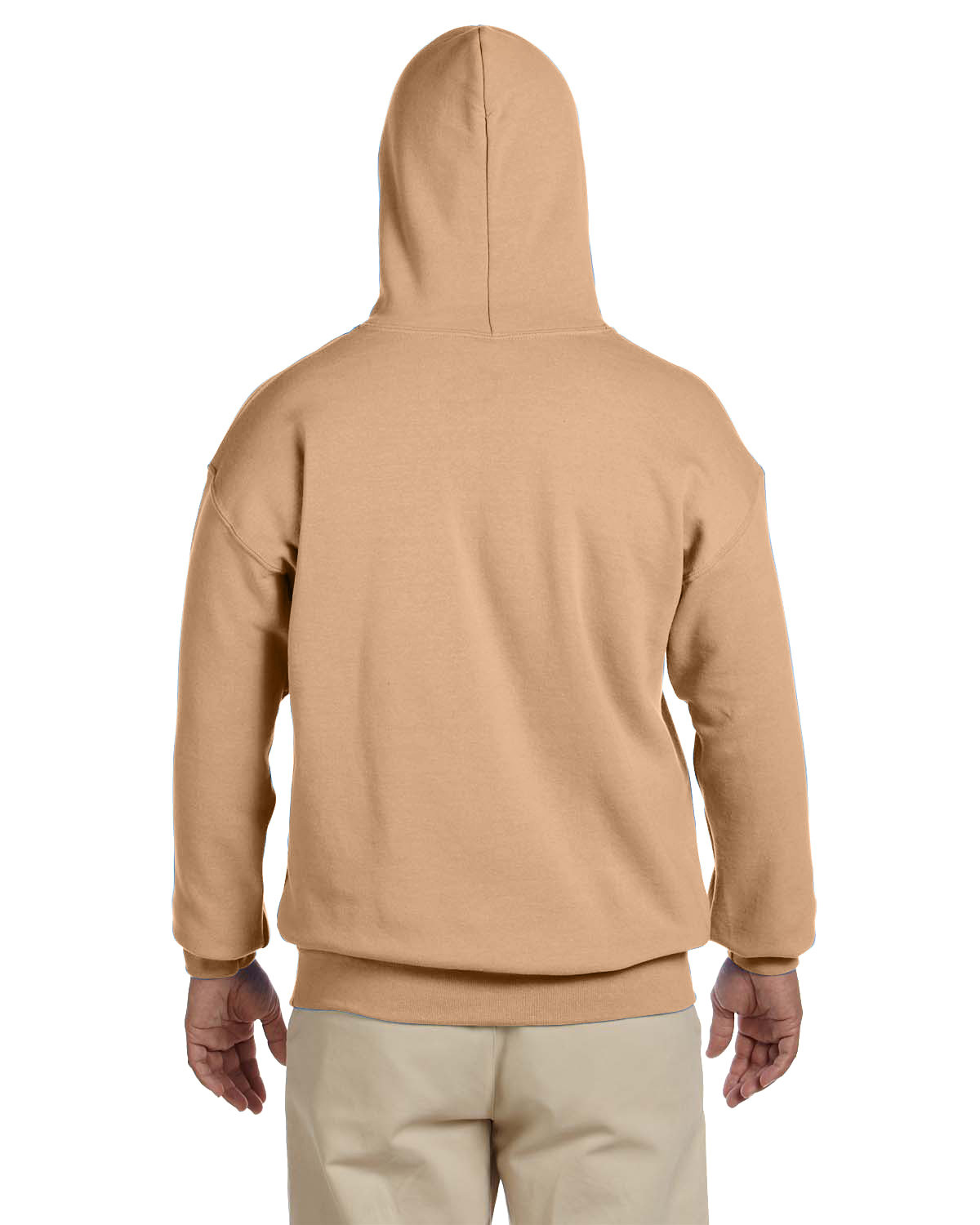 G185 Gildan Adult Heavy Blend 50/50 Hooded Sweatshirt - Back Image