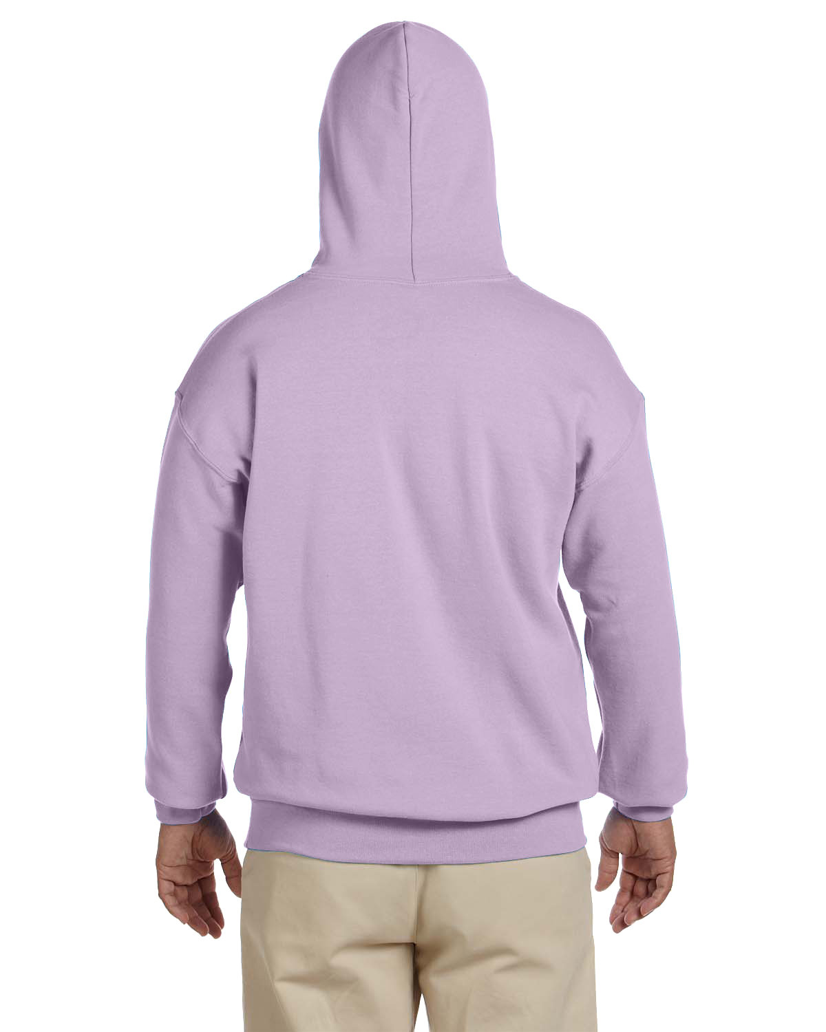 G185 Gildan Adult Heavy Blend 50/50 Hooded Sweatshirt - Back Image