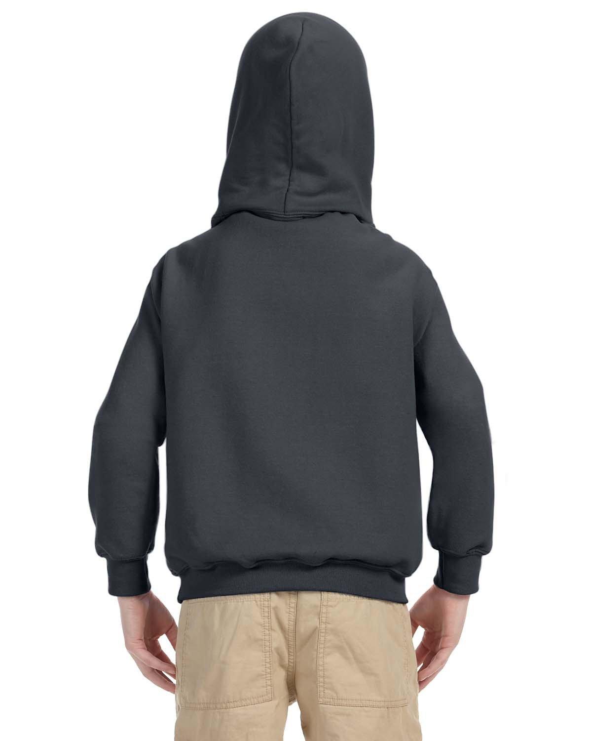 Gildan Direct to Film (DTF) G185B Youth Heavy Blend 50/50 Hooded Sweatshirt - Back Image