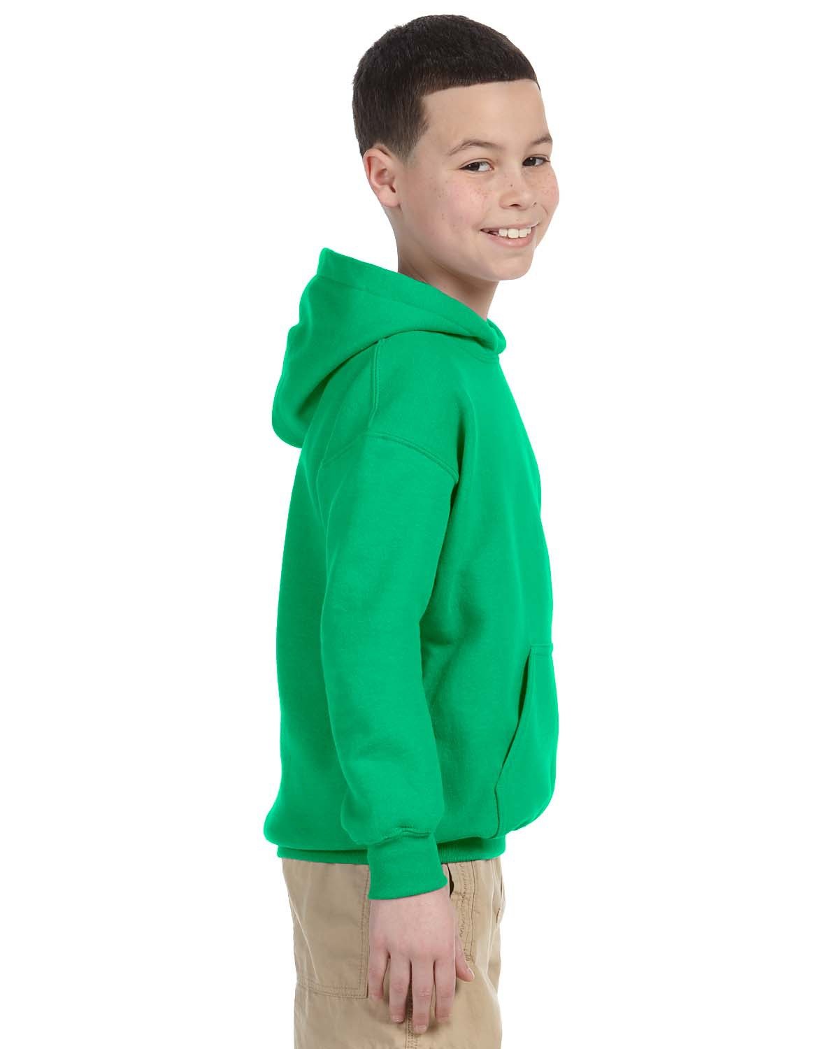 G185B Gildan Youth Heavy Blend 50/50 Hooded Sweatshirt - Siide Image