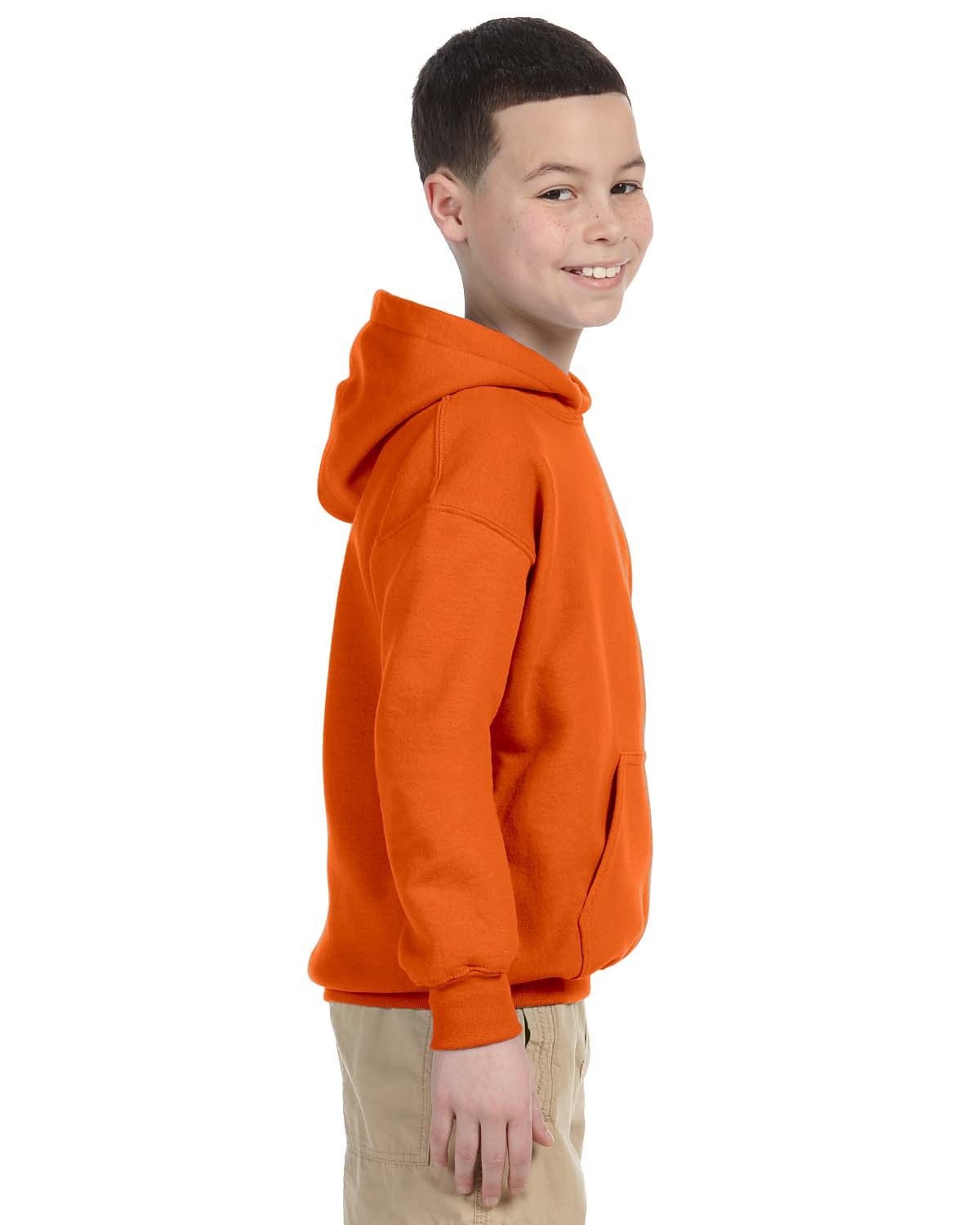 G185B Gildan Youth Heavy Blend 50/50 Hooded Sweatshirt - Siide Image