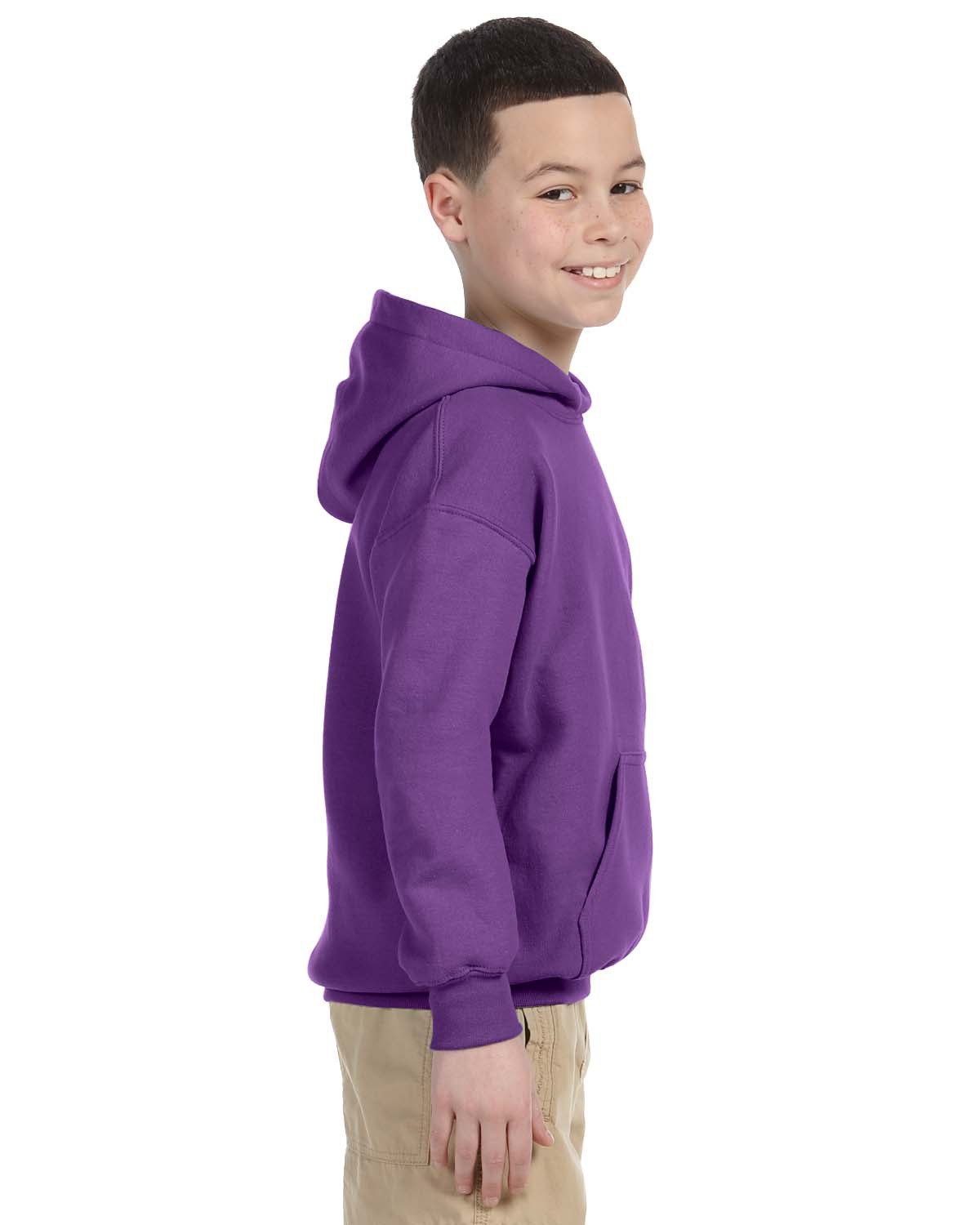 G185B Gildan Youth Heavy Blend 50/50 Hooded Sweatshirt - Siide Image