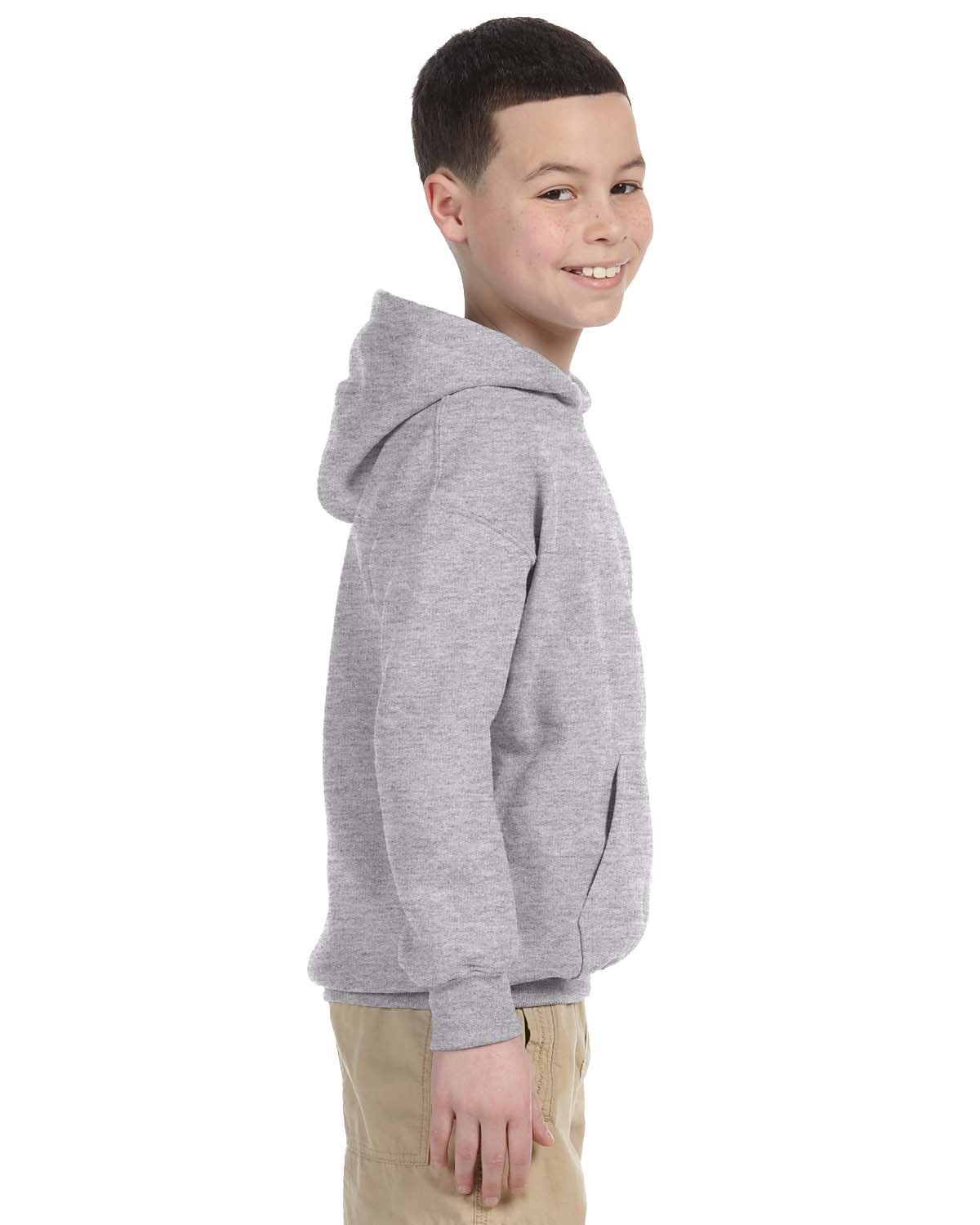 G185B Gildan Youth Heavy Blend 50/50 Hooded Sweatshirt - Siide Image