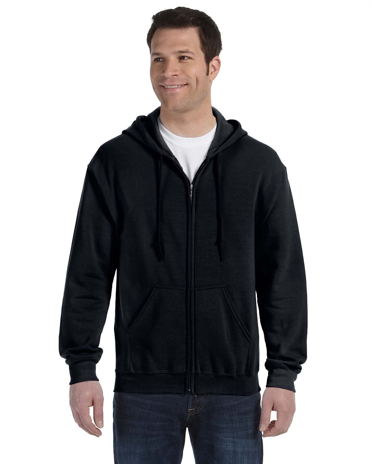 G186 Gildan Adult Heavy Blend 50/50 Full-Zip Hooded Sweatshirt