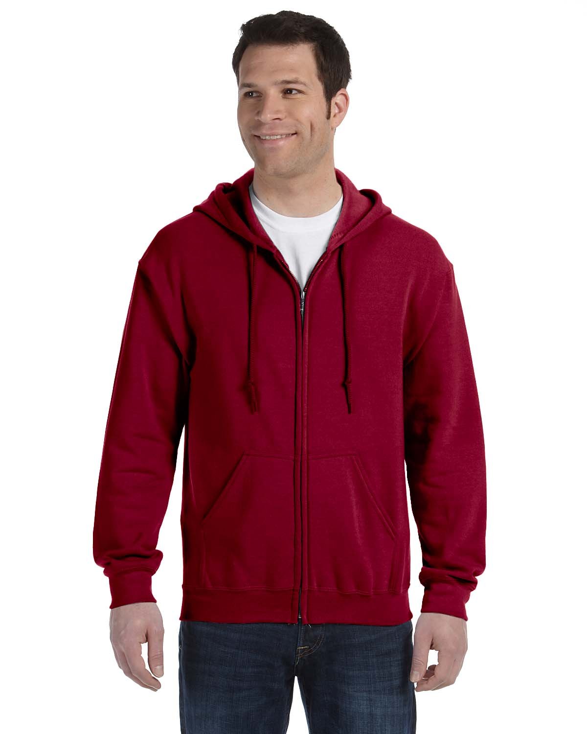 G186 Gildan Adult Heavy Blend 50/50 Full-Zip Hooded Sweatshirt G186 Gildan Adult Heavy Blend 50/50 Full-Zip Hooded Sweatshirt