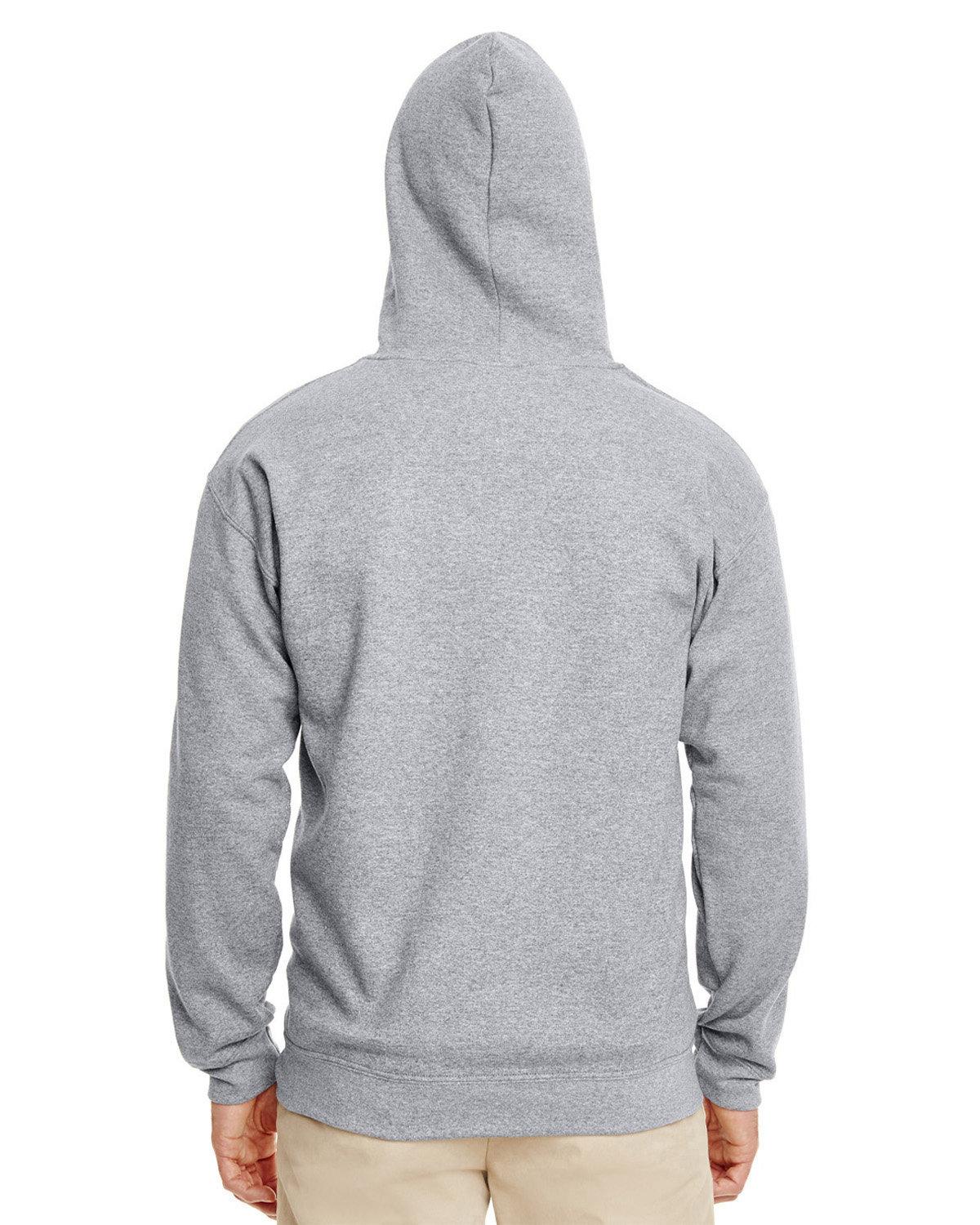 G186 Gildan Adult Heavy Blend 50/50 Full-Zip Hooded Sweatshirt - Back Image