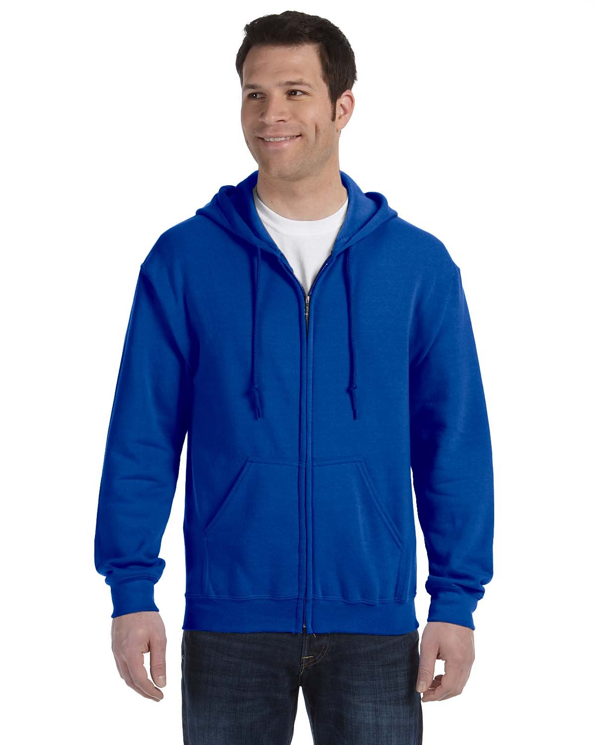 G186 Gildan Adult Heavy Blend 50/50 Full-Zip Hooded Sweatshirt