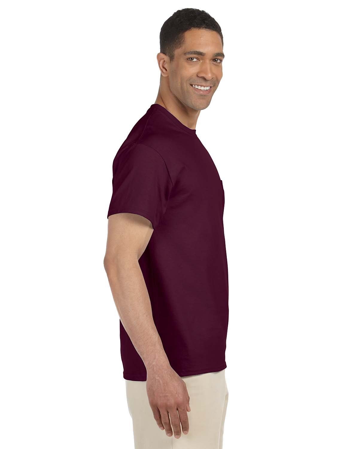 G230 Gildan Adult Ultra Cotton Pocket T-Shirt G230 Gildan Adult Ultra Cotton Pocket T-Shirt - Siide Image