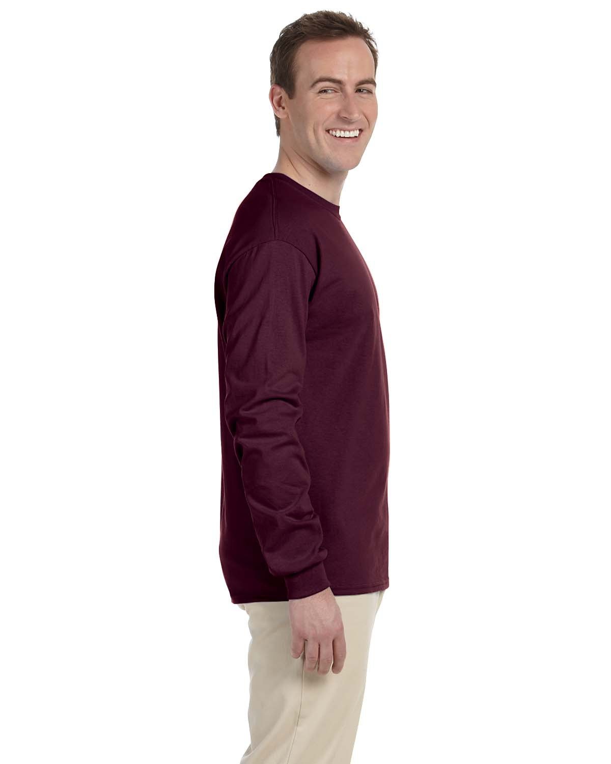 G240 Gildan Adult Ultra Cotton Long-Sleeve T-Shirt - Siide Image