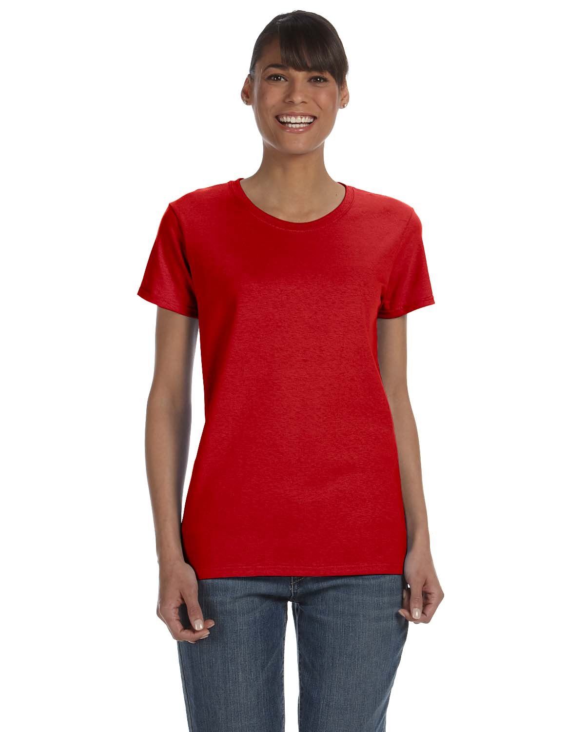 G500L Gildan Ladies Heavy Cotton T-Shirt G500L Gildan Ladies Heavy Cotton T-Shirt