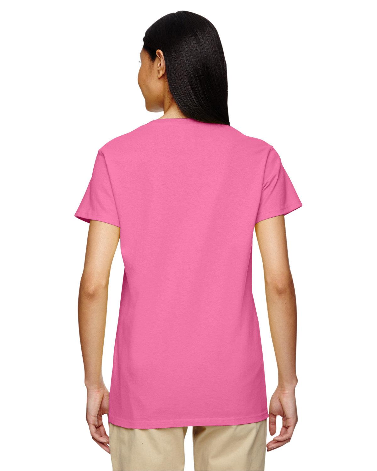 G500VL Gildan Ladies Heavy Cotton V-Neck T-Shirt - Back Image