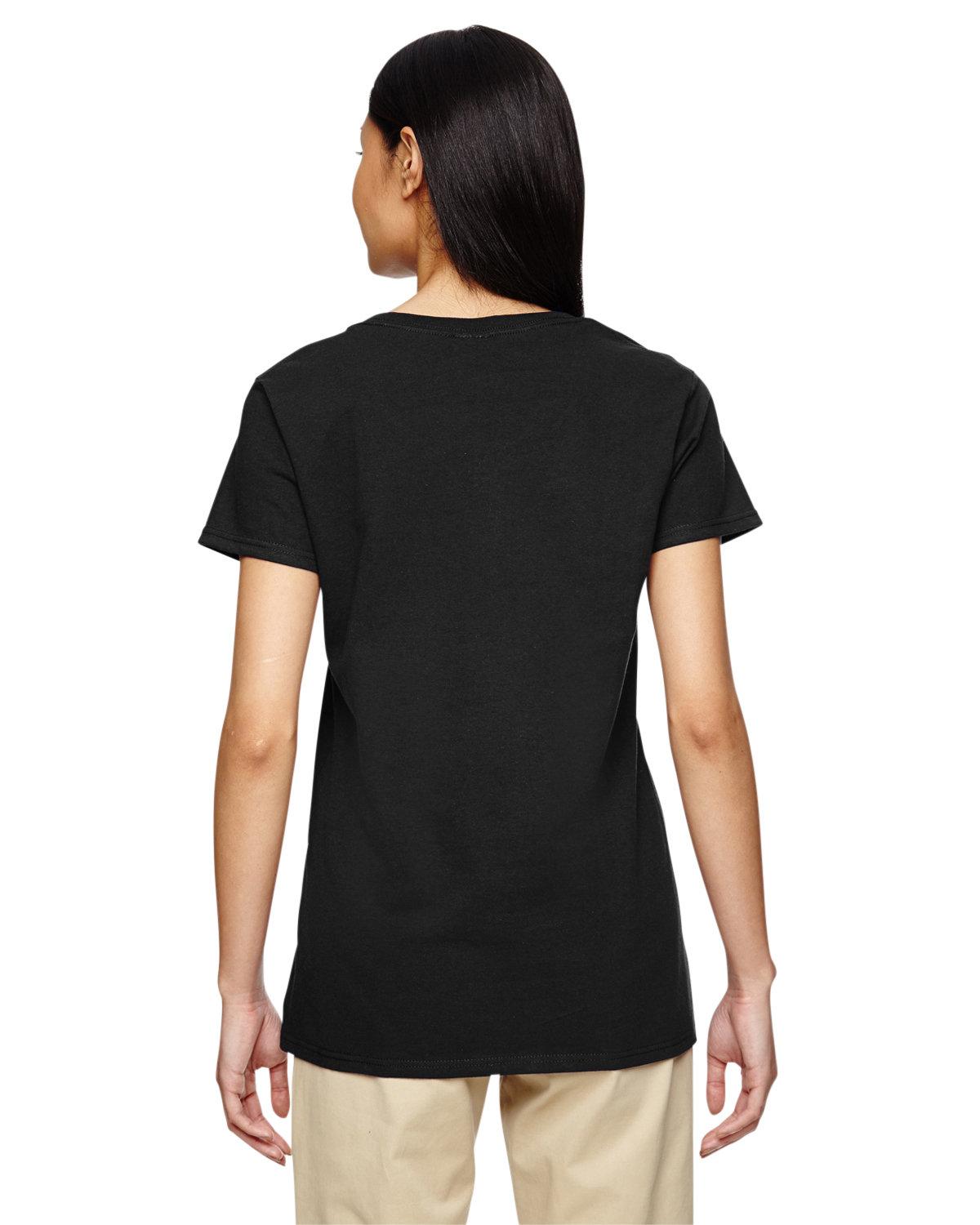 G500VL Gildan Ladies Heavy Cotton V-Neck T-Shirt - Back Image