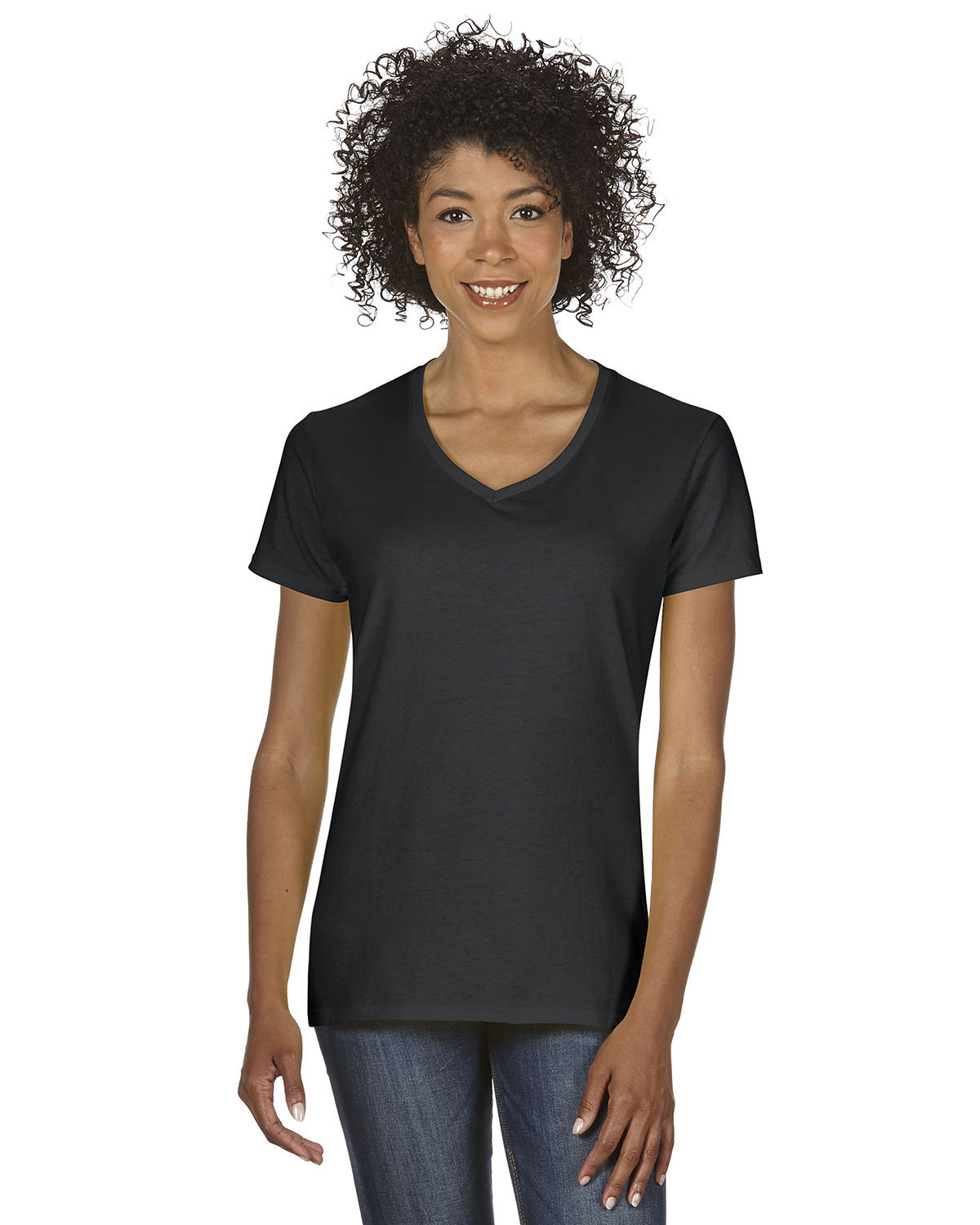 G500VL Gildan Ladies Heavy Cotton V-Neck T-Shirt