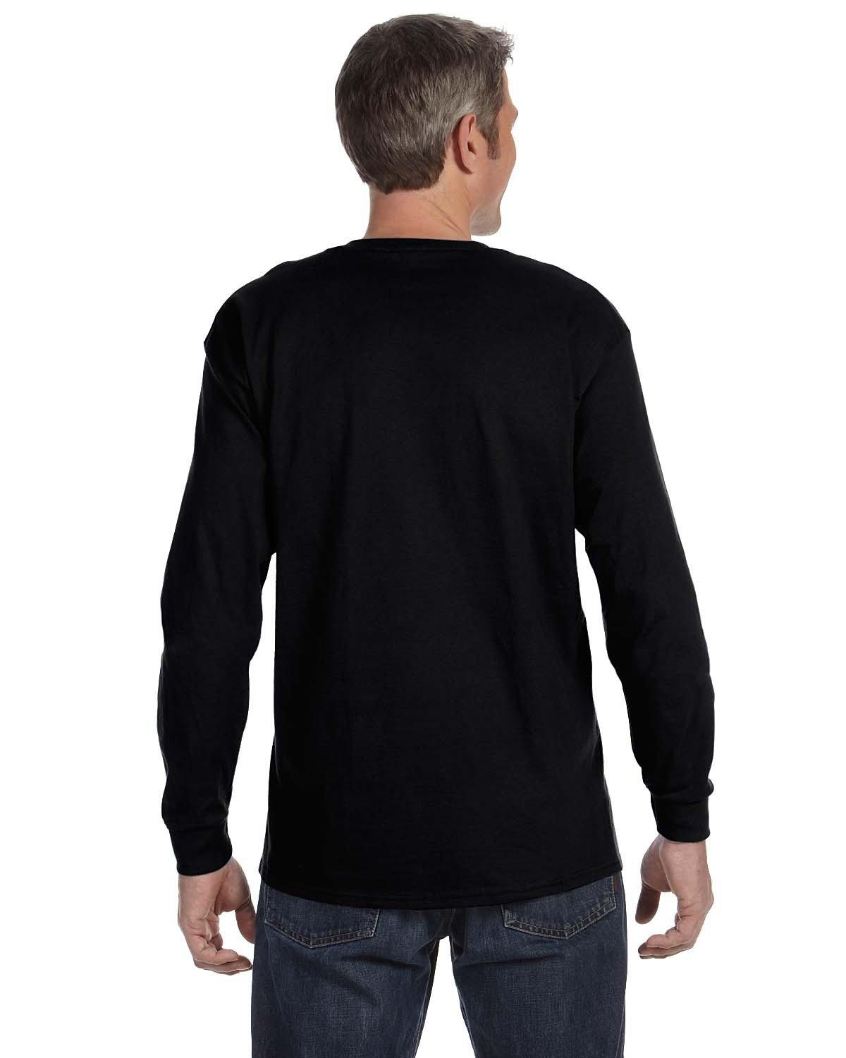 G540 Gildan Adult Heavy Cotton Long-Sleeve T-Shirt - Back Image