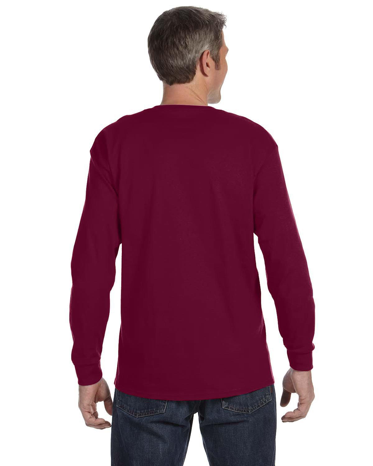 G540 Gildan Adult Heavy Cotton Long-Sleeve T-Shirt - Back Image
