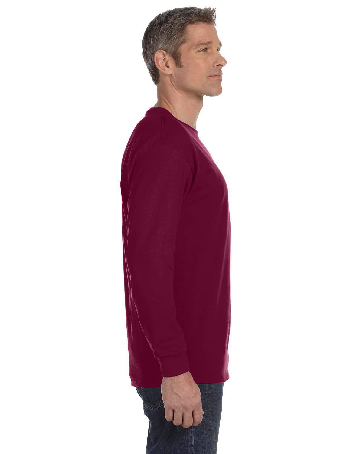 G540 Gildan Adult Heavy Cotton Long-Sleeve T-Shirt - Siide Image
