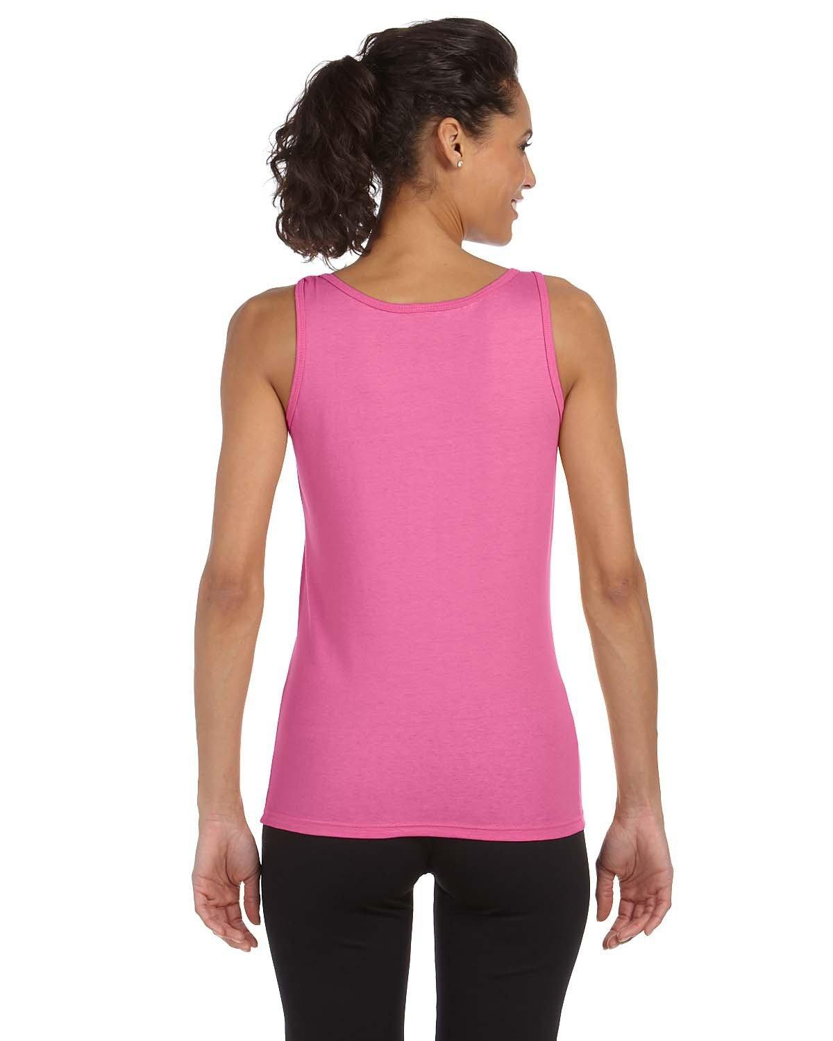 G642L Gildan Ladies Softstyle Fitted Tank - Back Image