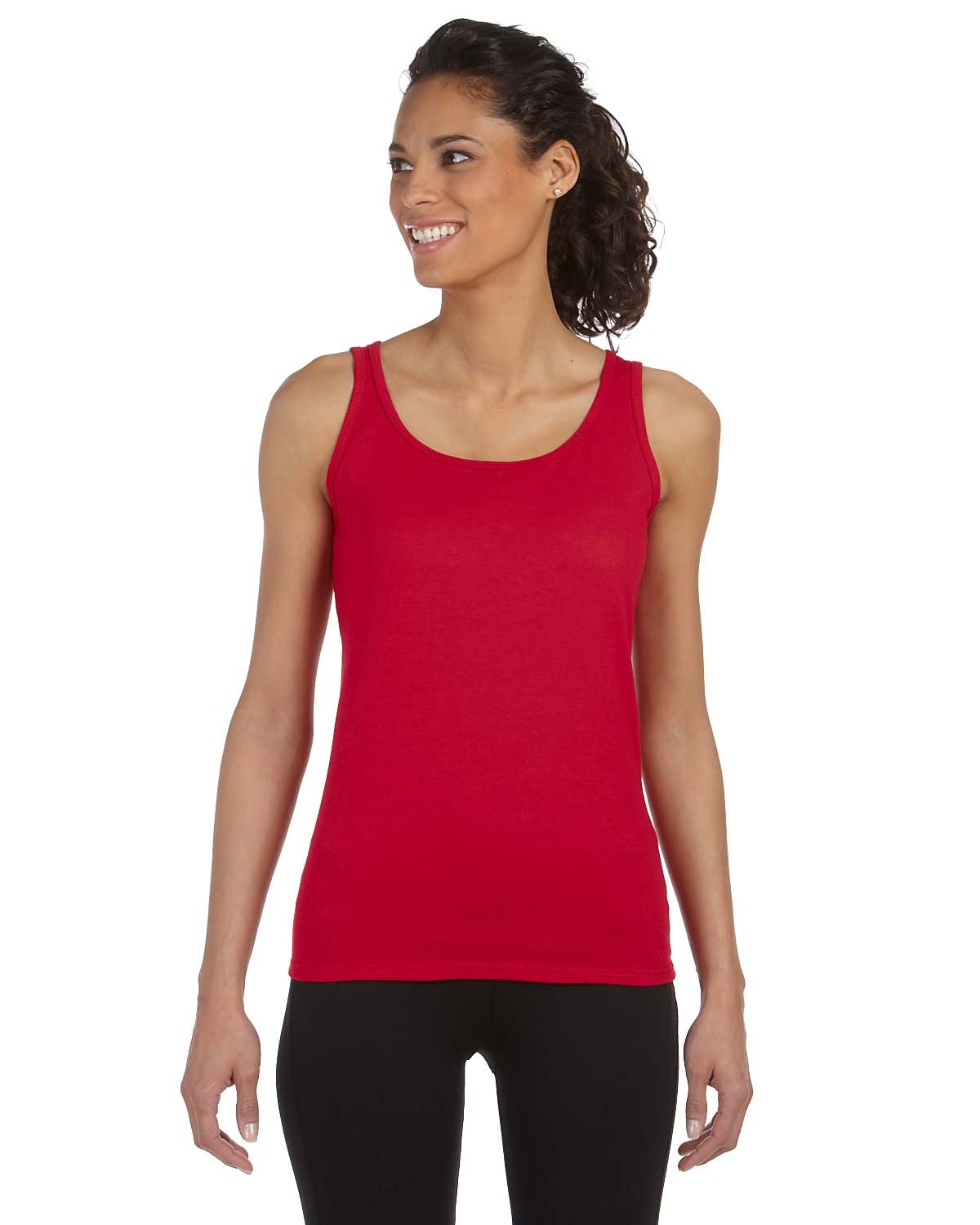 G642L Gildan Ladies Softstyle Fitted Tank