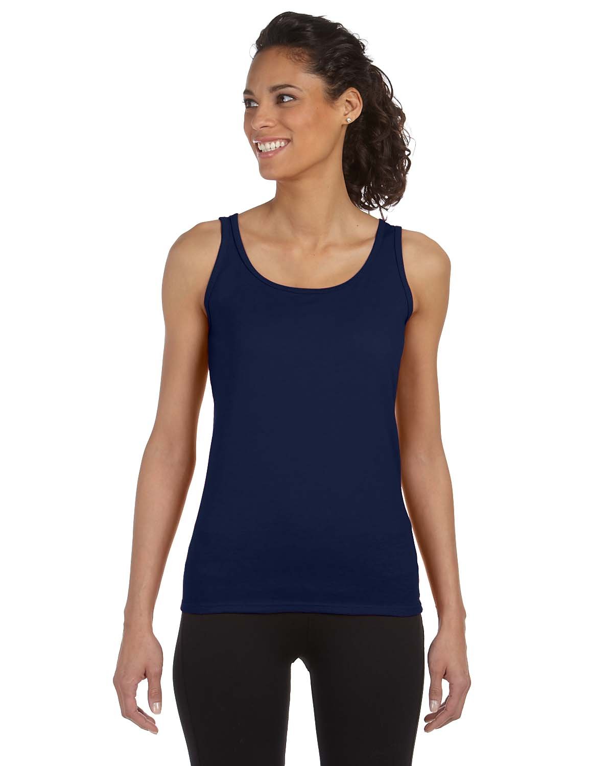 G642L Gildan Ladies Softstyle Fitted Tank G642L Gildan Ladies Softstyle Fitted Tank