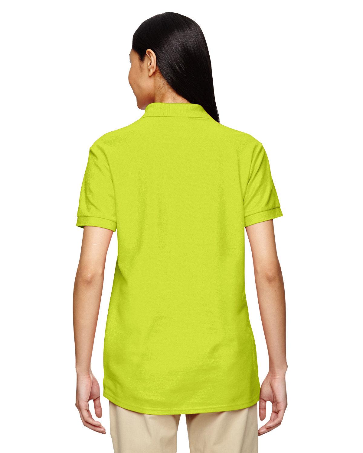 G728L Gildan Ladies 6 oz. Double Piqué Polo - Back Image