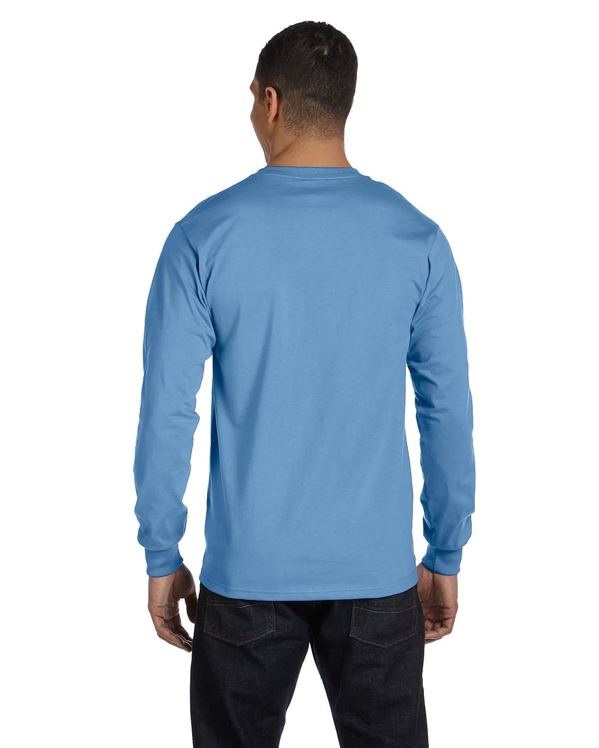 G840 Gildan Adult 50/50 Long-Sleeve T-Shirt - Back Image