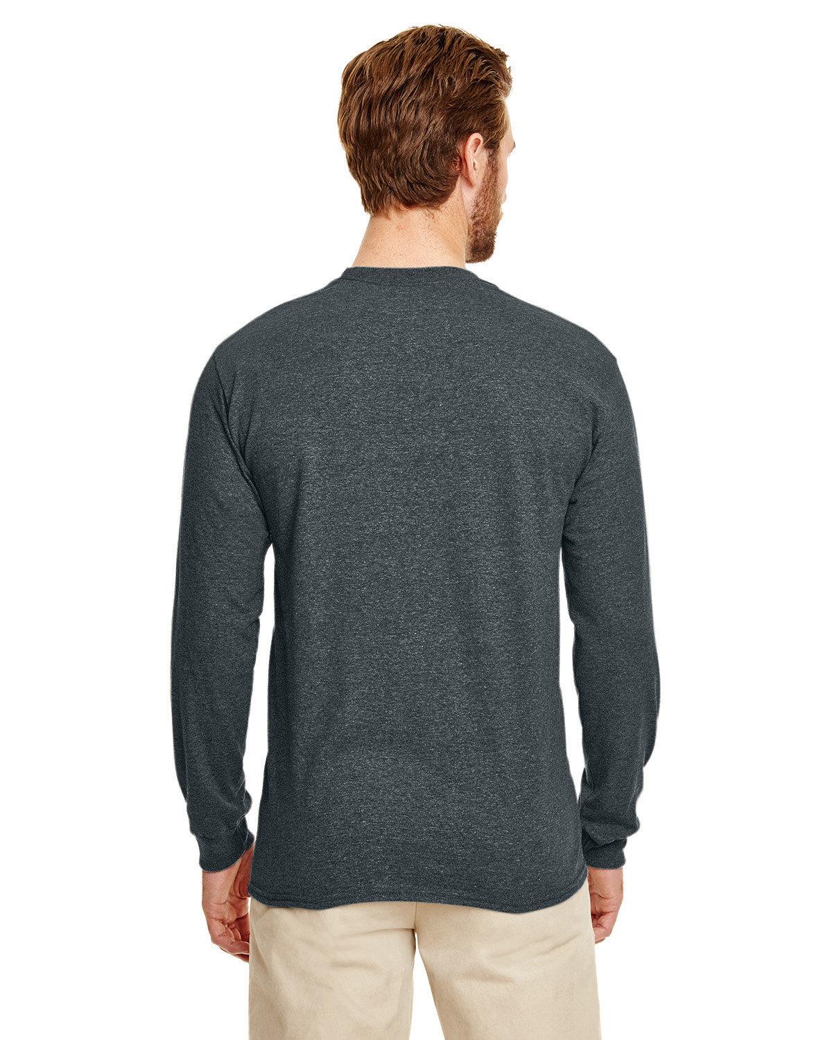 G840 Gildan Adult 50/50 Long-Sleeve T-Shirt - Back Image
