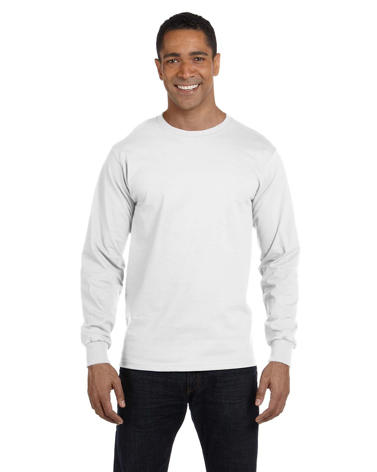 G840 Gildan Adult 50/50 Long-Sleeve T-Shirt G840 Gildan Adult 50/50 Long-Sleeve T-Shirt