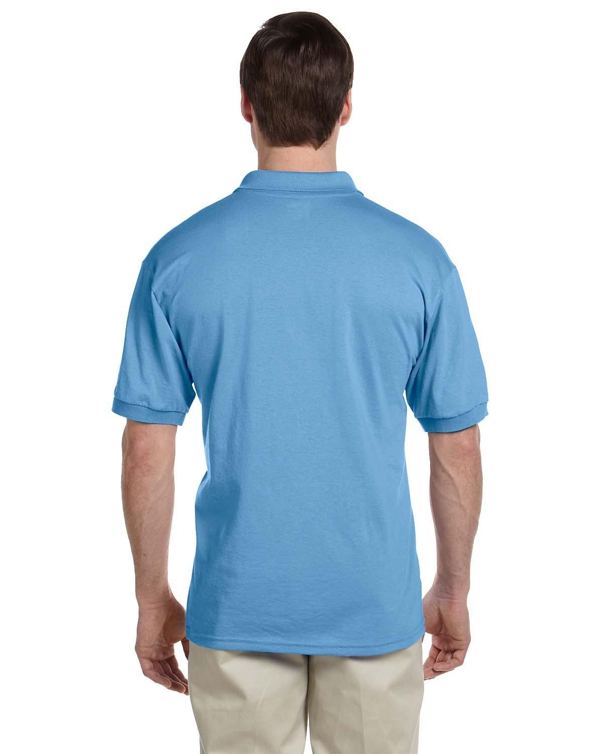 G880 Gildan Adult 50/50 Jersey Polo - Back Image
