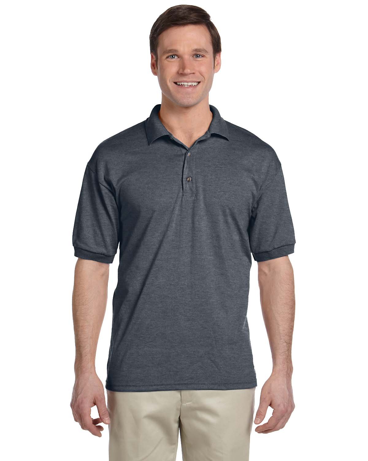 G880 Gildan Adult 50/50 Jersey Polo G880 Gildan Adult 50/50 Jersey Polo