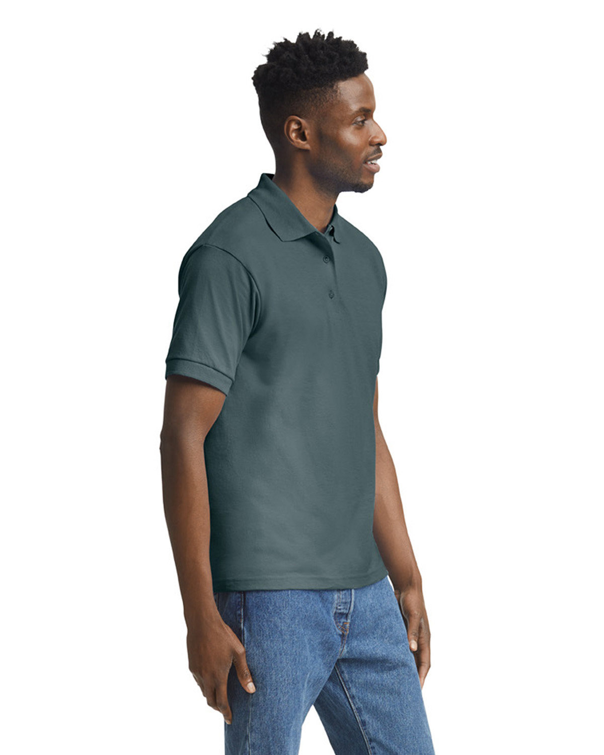 G880 Gildan Adult 50/50 Jersey Polo - Siide Image