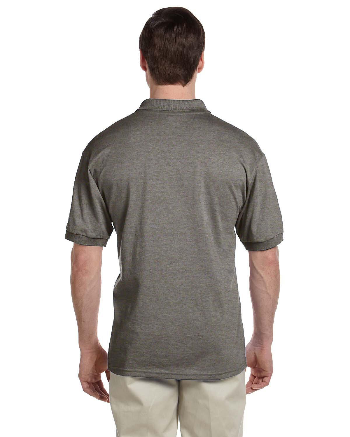 G880 Gildan Adult 50/50 Jersey Polo - Back Image