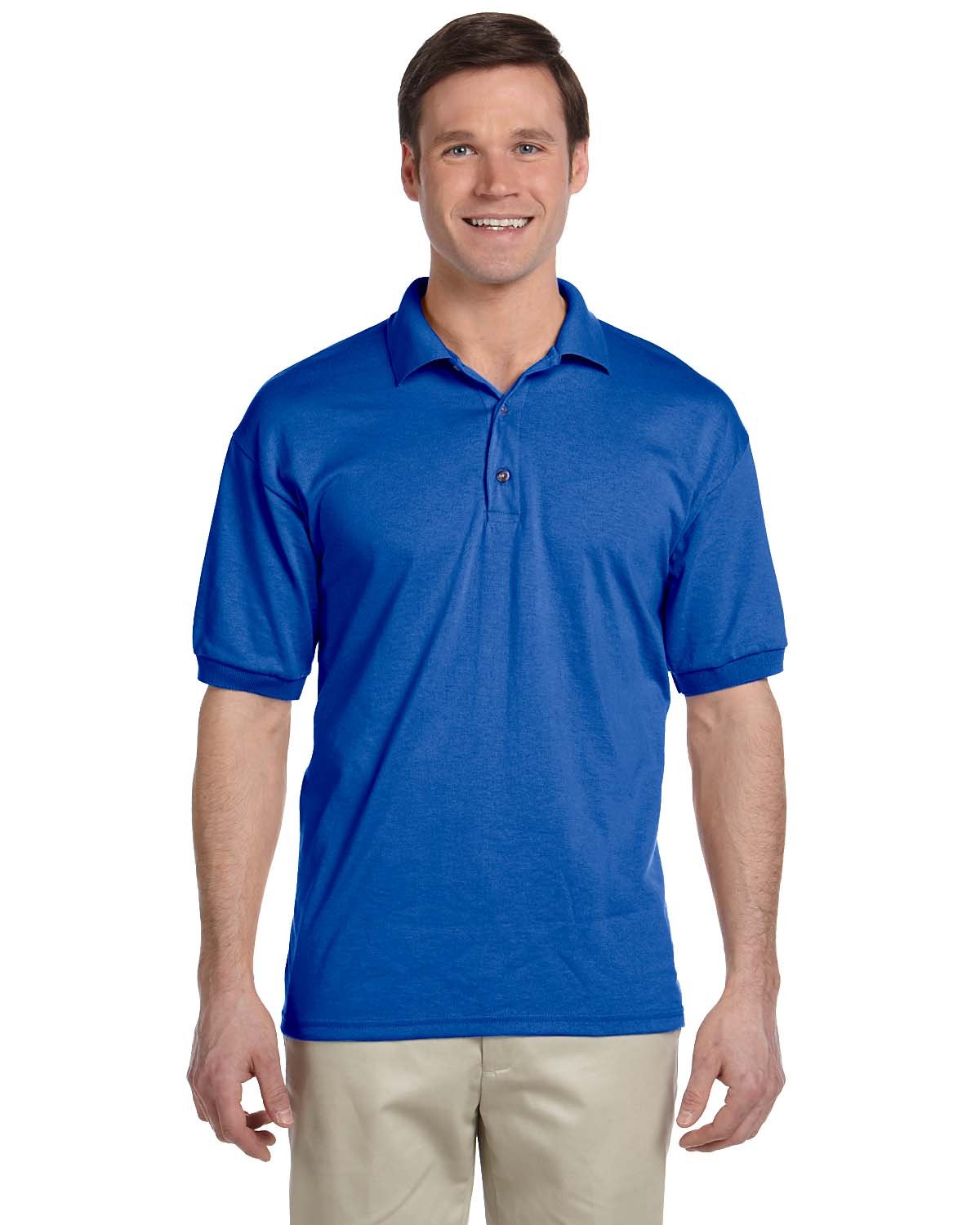 G880 Gildan Adult 50/50 Jersey Polo Zoom Image