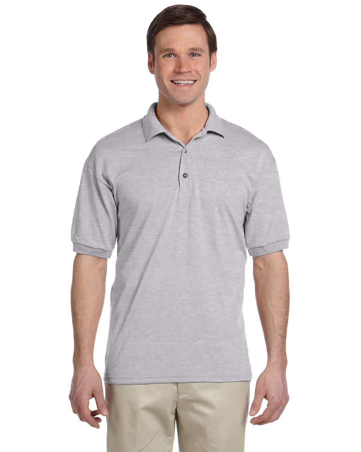G880 Gildan Adult 50/50 Jersey Polo Zoom Image