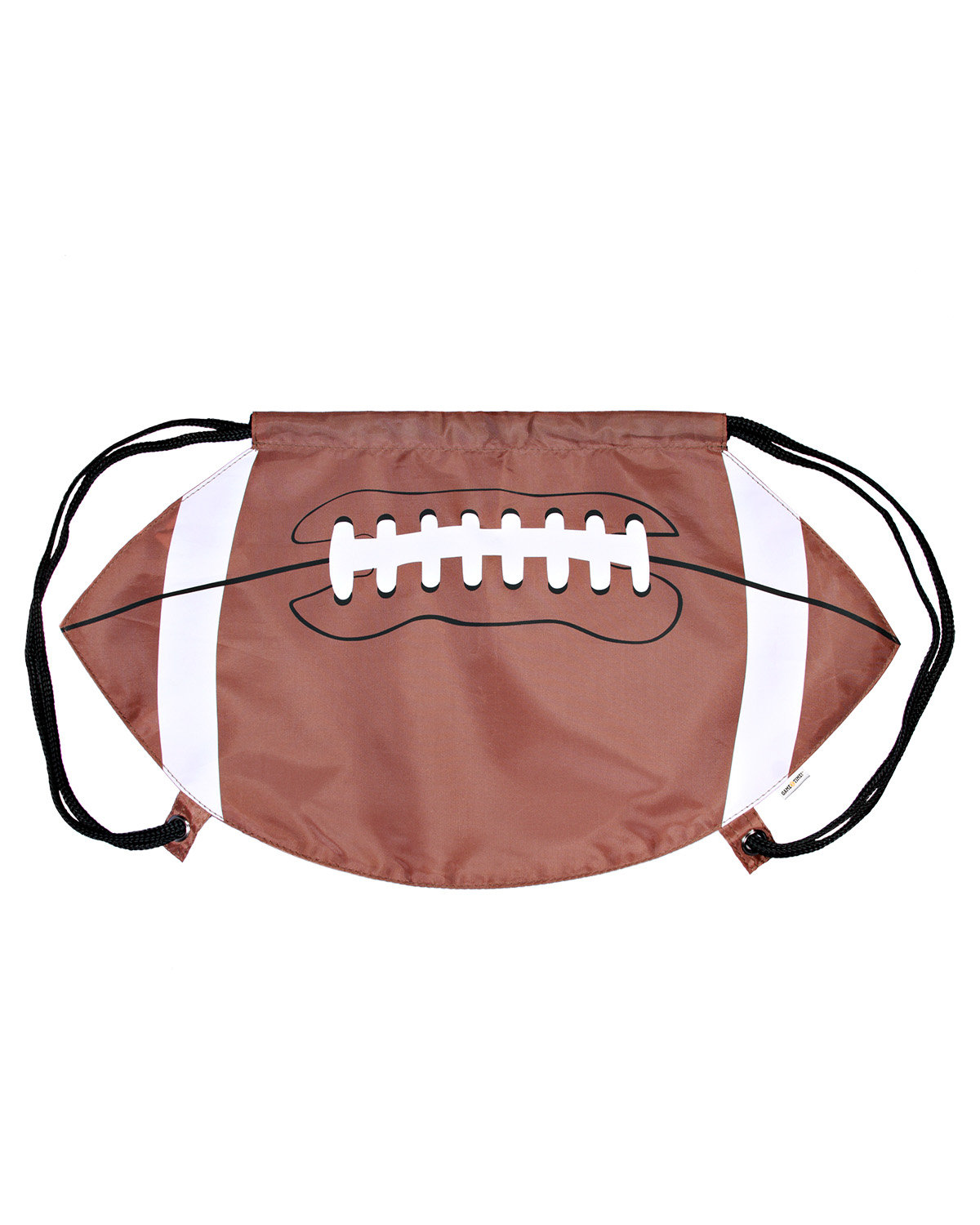 BG150 GameTime Football Drawstring Bag Zoom Image