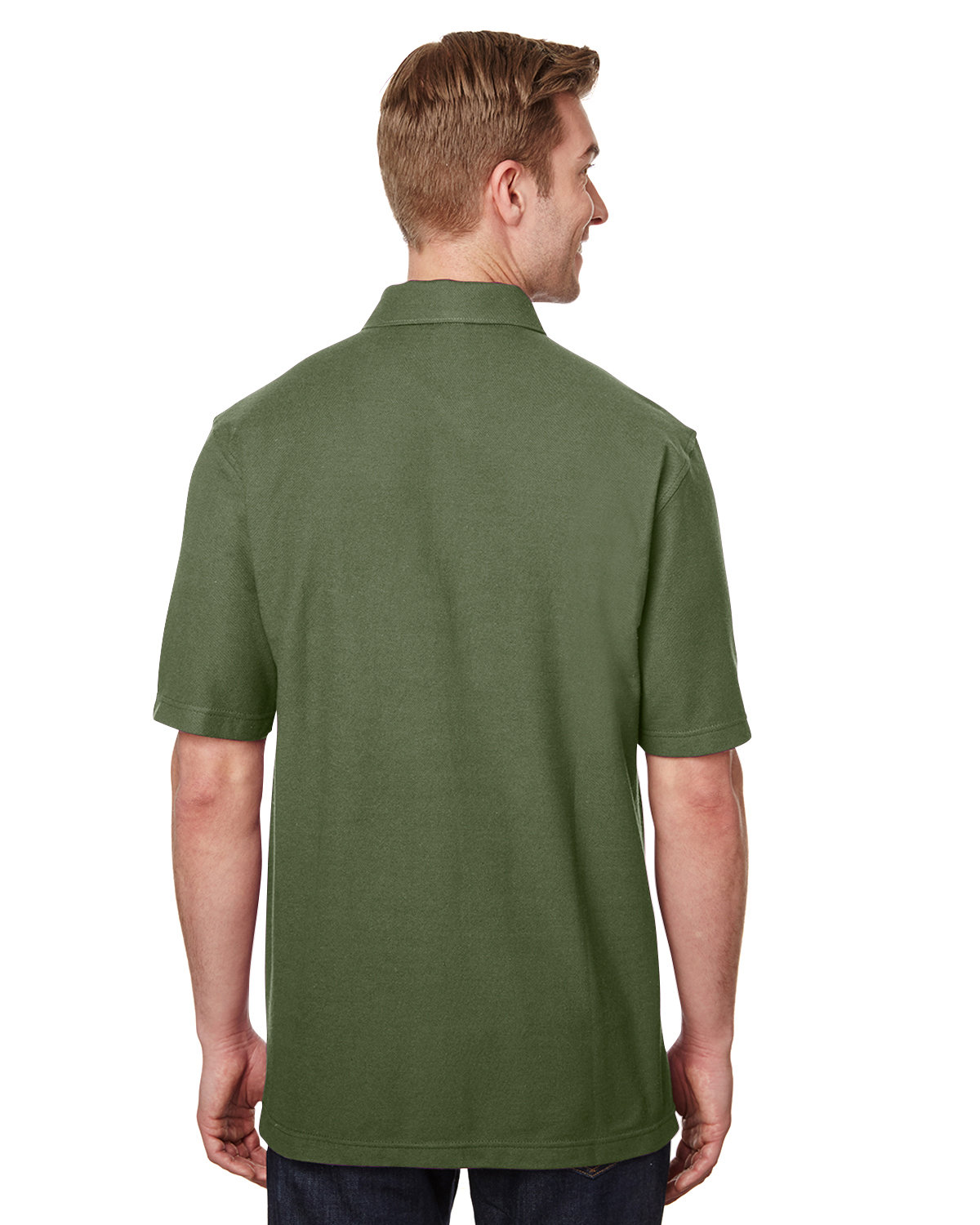 GCP800 Gildan Dryblend Adult CVC Polo GCP800 Gildan Dryblend Adult CVC Polo - Back Image